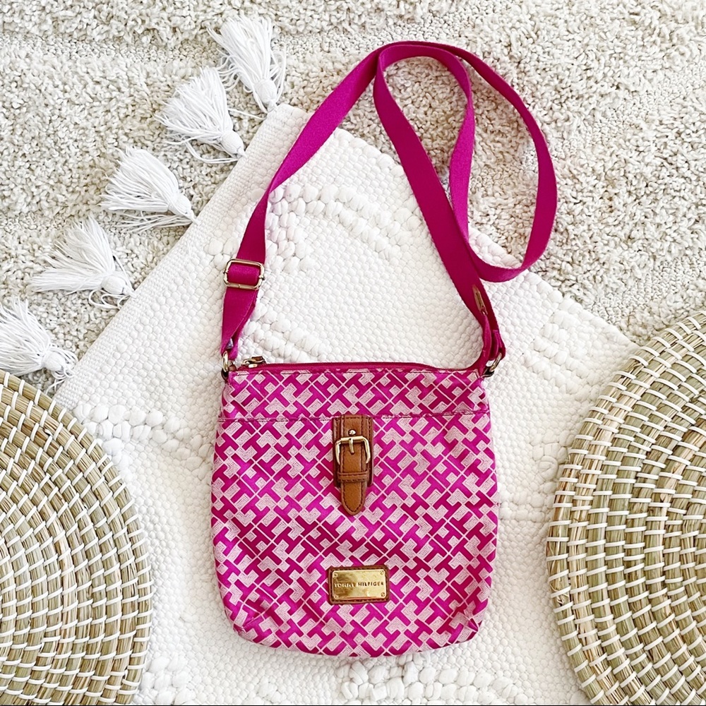 Tommy Hilfiger Pink Crossbody Purse
